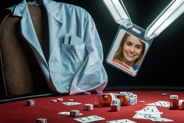 doctor gambles through forgeries